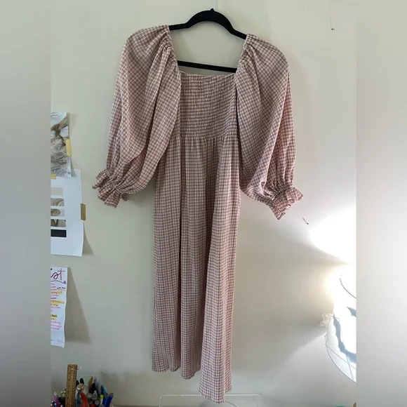 pink graham dress Velvet Reese Dress